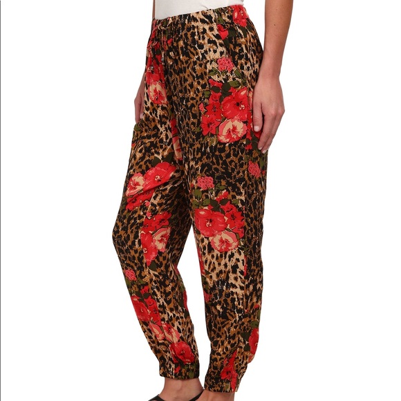 Boho Leopard Floral Print Pant by Volcom - Picture 1 of 7